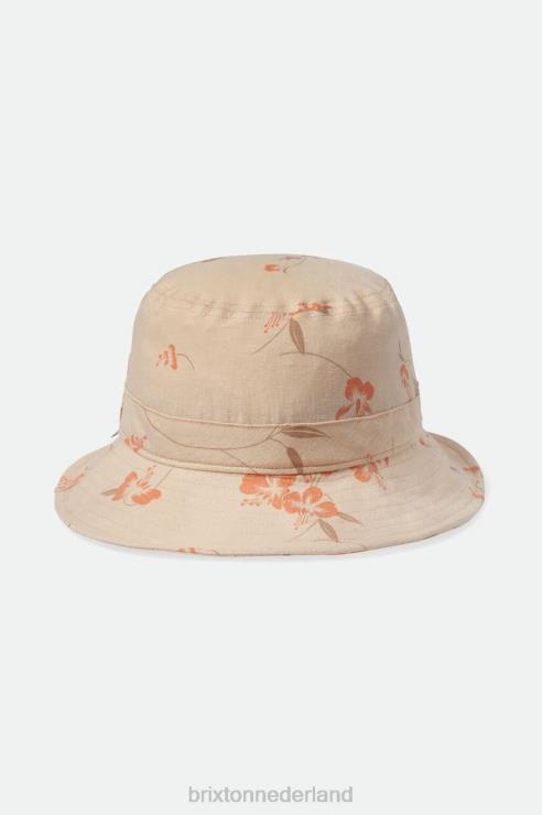 accessoires witte pet Brixton 0ZD0J535 vrouwen petra opvouwbare vissershoed