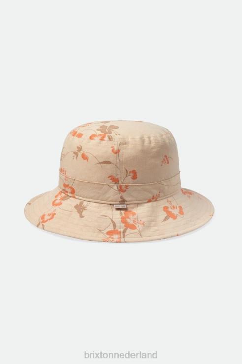 accessoires witte pet Brixton 0ZD0J535 vrouwen petra opvouwbare vissershoed