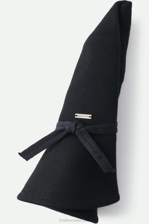 accessoires zwart Brixton 0ZD0J527 vrouwen Joanna vilten opvouwbare hoed