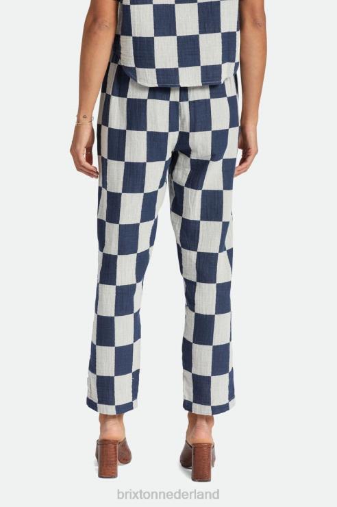kleding gewassen marine Brixton 0ZD0J467 vrouwen mykonos broek met trekkoord