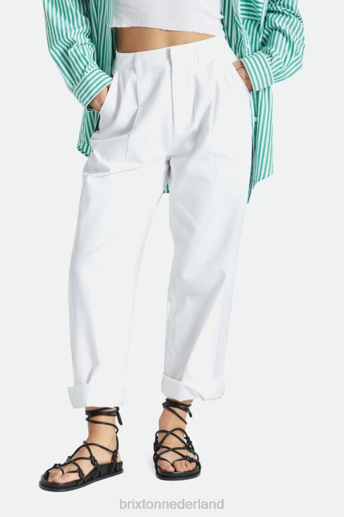 kleding wit Brixton 0ZD0J474 vrouwen overwinning broek broek