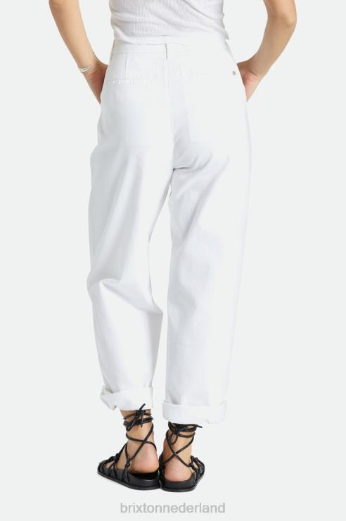 kleding wit Brixton 0ZD0J474 vrouwen overwinning broek broek