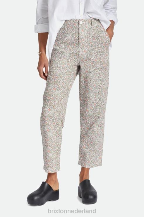 kleding witte bloemen Brixton 0ZD0J471 vrouwen vancouver broek
