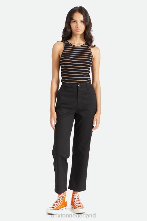 kleding zwart Brixton 0ZD0J470 vrouwen overwinning broek