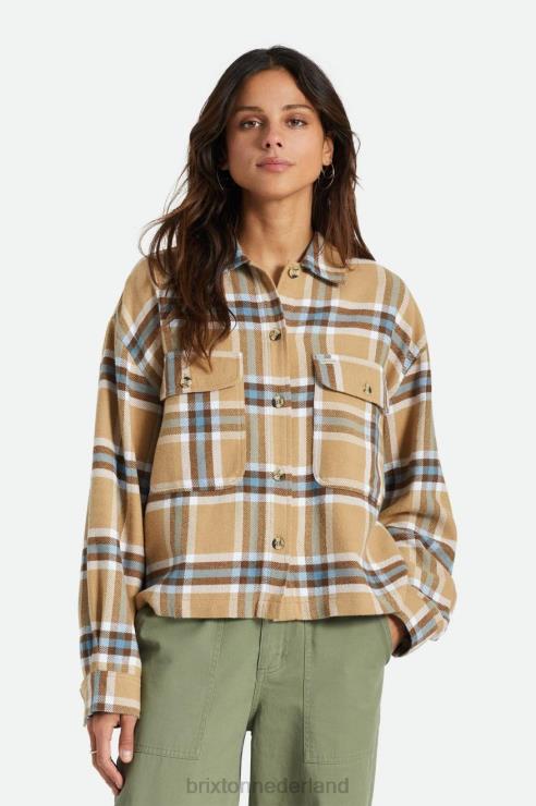 kleding bewegen Brixton 0ZD0J443 vrouwen bowery l/s flanel