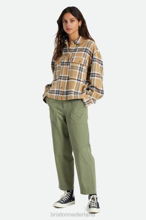 kleding bewegen Brixton 0ZD0J443 vrouwen bowery l/s flanel