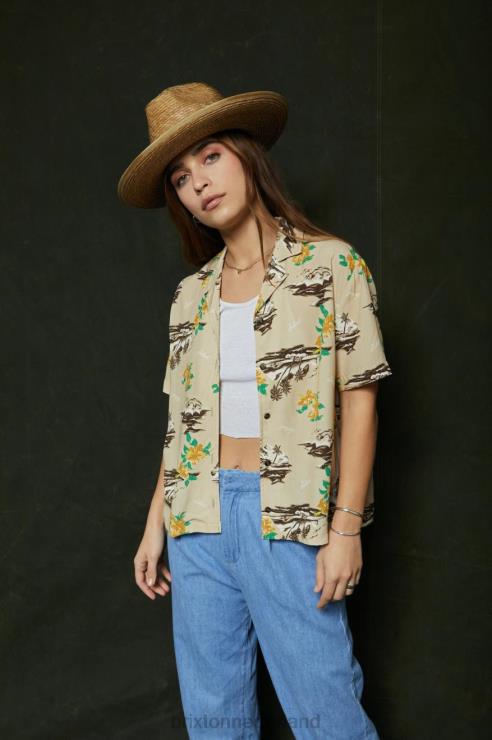 kleding safari Brixton 0ZD0J419 vrouwen bunkerparadijs RVS geweven