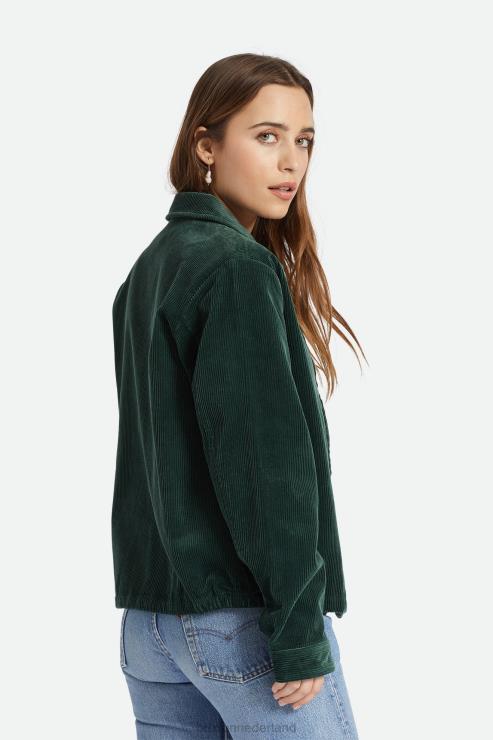 kleding smaragd Brixton 0ZD0J464 vrouwen utopie jas
