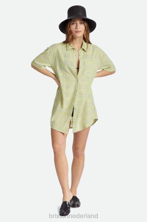 kleding Peer Brixton 0ZD0J422 vrouwen leon s/s overshirtjurk