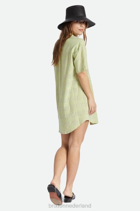 kleding Peer Brixton 0ZD0J422 vrouwen leon s/s overshirtjurk