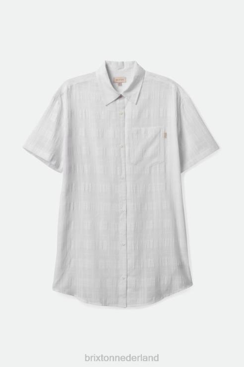 kleding wit Brixton 0ZD0J421 vrouwen leon s/s overshirtjurk