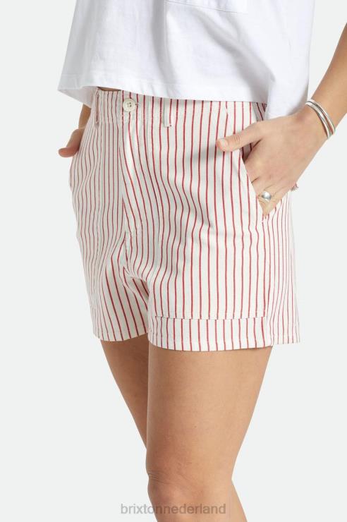 kleding aloha rood Brixton 0ZD0J487 vrouwen vancouver kort