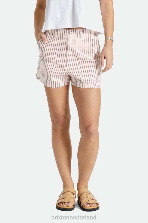 kleding aloha rood Brixton 0ZD0J487 vrouwen vancouver kort