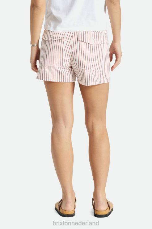 kleding aloha rood Brixton 0ZD0J487 vrouwen vancouver kort