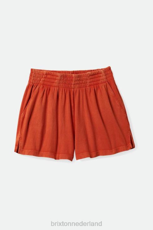 kleding rood verbrand Brixton 0ZD0J489 vrouwen zorgeloos kort