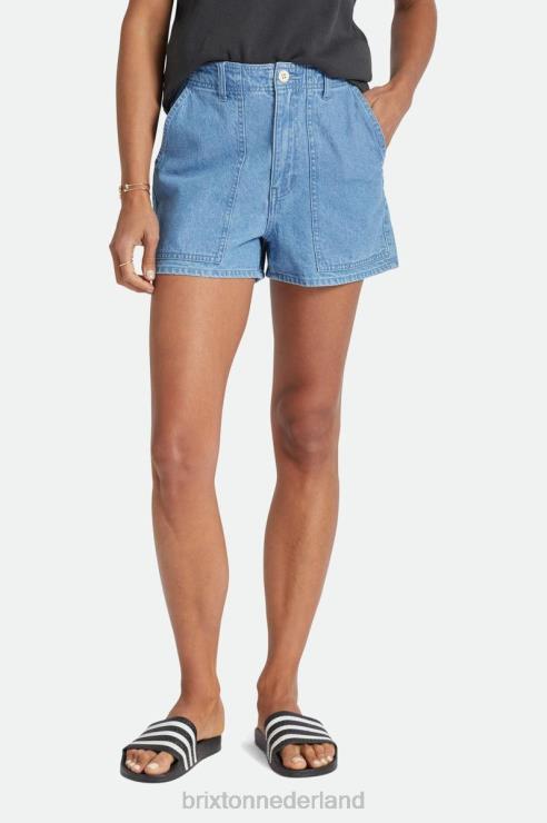 kleding vervaagd indigo Brixton 0ZD0J484 vrouwen vancouver kort