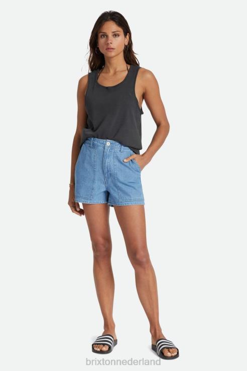 kleding vervaagd indigo Brixton 0ZD0J484 vrouwen vancouver kort