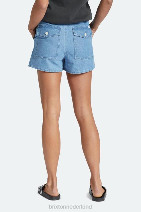 kleding vervaagd indigo Brixton 0ZD0J484 vrouwen vancouver kort