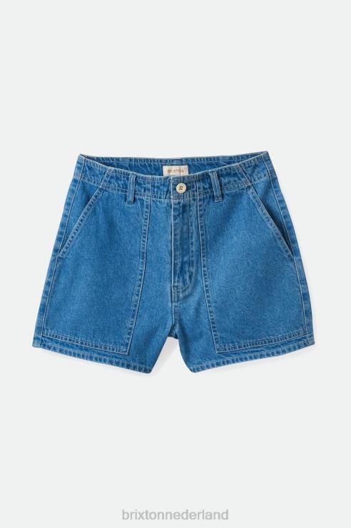 kleding vervaagd indigo Brixton 0ZD0J484 vrouwen vancouver kort