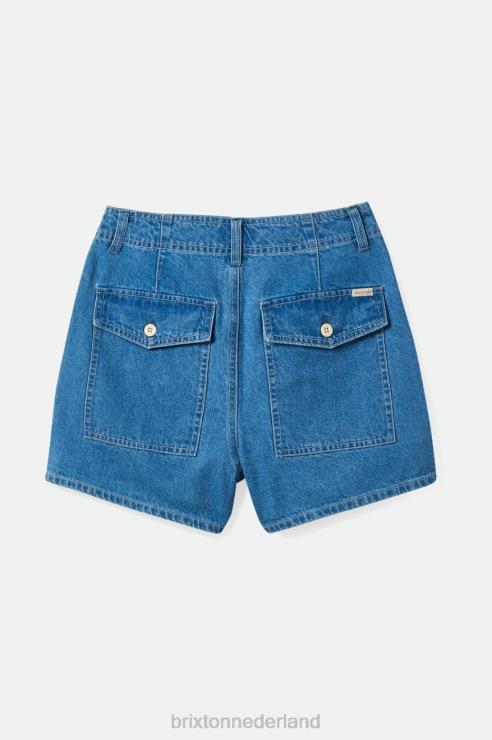 kleding vervaagd indigo Brixton 0ZD0J484 vrouwen vancouver kort