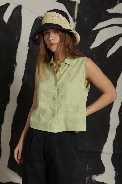 kleding Peer Brixton 0ZD0J416 vrouwen leon boxy mouwloos shirt