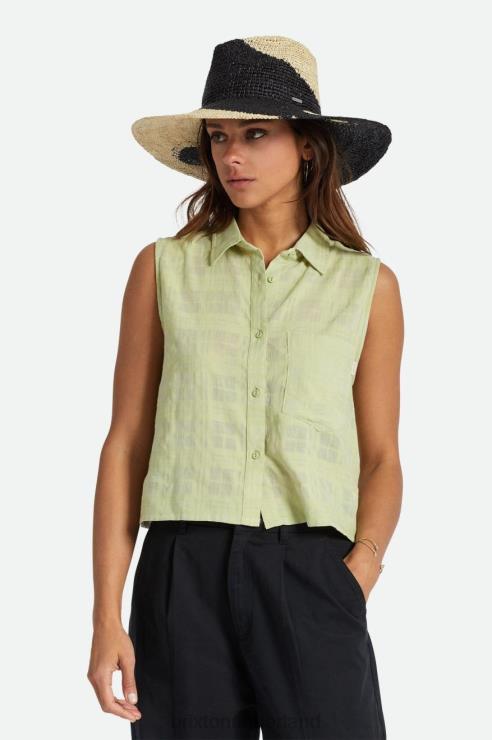 kleding Peer Brixton 0ZD0J416 vrouwen leon boxy mouwloos shirt
