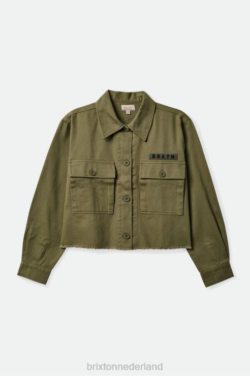kleding olijven overschot Brixton 0ZD0J462 vrouwen privé overhemd