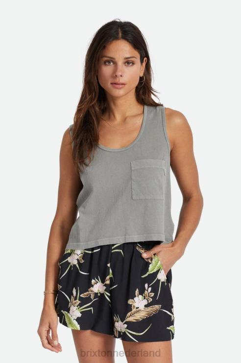 kleding gewassen zwart Brixton 0ZD0J435 vrouwen zorgeloze zaktank