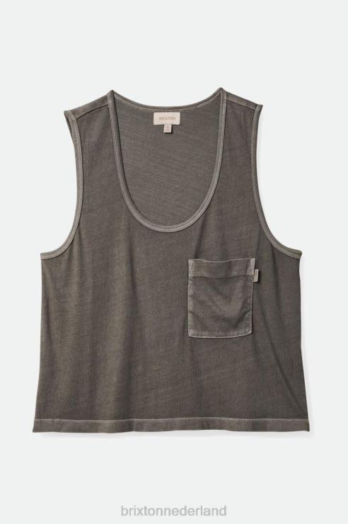 kleding gewassen zwart Brixton 0ZD0J435 vrouwen zorgeloze zaktank
