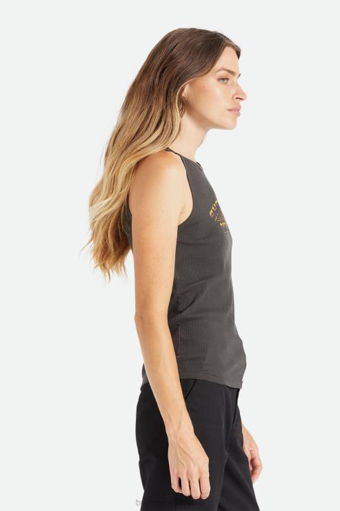 kleding gewassen zwart Brixton 0ZD0J458 vrouwen Willie Nelson jachtgeweer tanktop