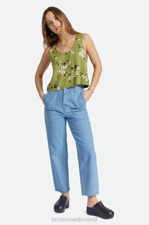 kleding mos Brixton 0ZD0J423 vrouwen Lanai linnen tank