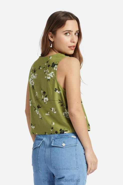 kleding mos Brixton 0ZD0J423 vrouwen Lanai linnen tank