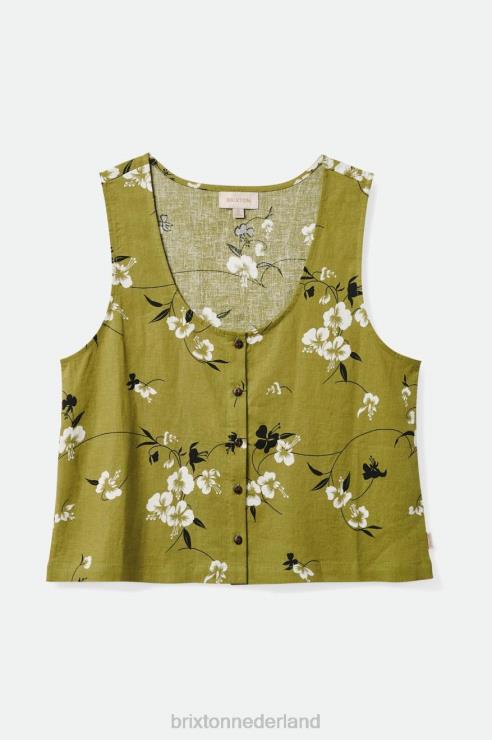 kleding mos Brixton 0ZD0J423 vrouwen Lanai linnen tank