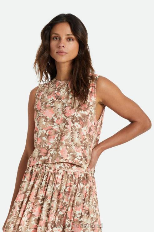 kleding roze nektar Brixton 0ZD0J459 vrouwen capri tank
