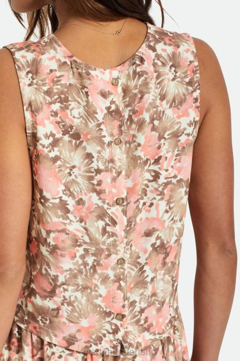 kleding roze nektar Brixton 0ZD0J459 vrouwen capri tank
