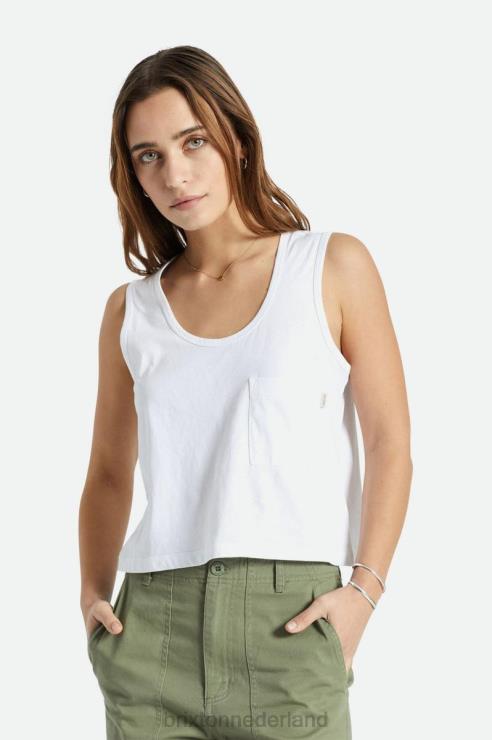 kleding wit Brixton 0ZD0J434 vrouwen zorgeloze zaktank