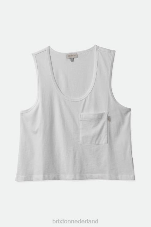kleding wit Brixton 0ZD0J434 vrouwen zorgeloze zaktank