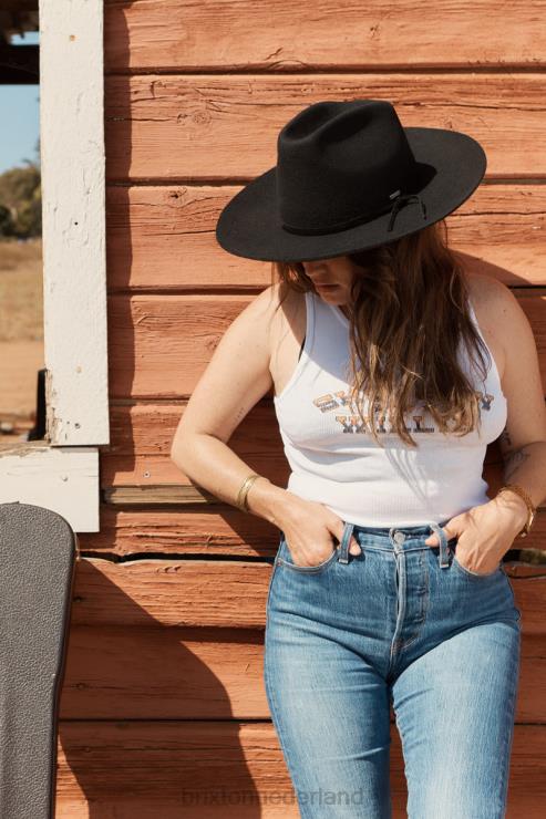 kleding wit Brixton 0ZD0J457 vrouwen Willie Nelson jachtgeweer tanktop