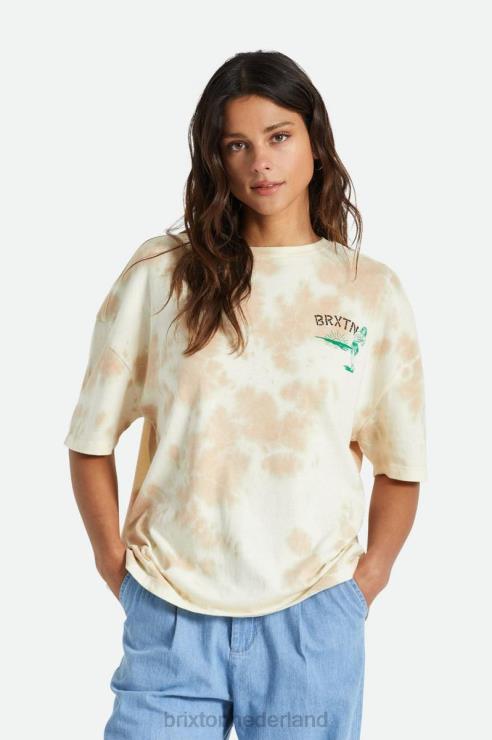 kleding safari wolk wassen Brixton 0ZD0J454 vrouwen good time oversized vriendje T-shirt
