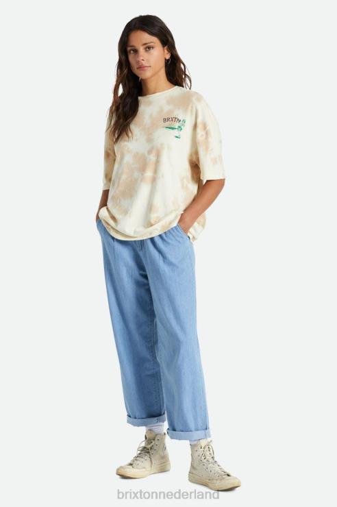 kleding safari wolk wassen Brixton 0ZD0J454 vrouwen good time oversized vriendje T-shirt