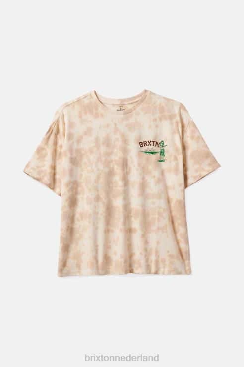 kleding safari wolk wassen Brixton 0ZD0J454 vrouwen good time oversized vriendje T-shirt