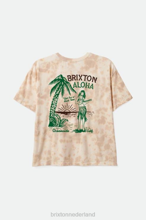 kleding safari wolk wassen Brixton 0ZD0J454 vrouwen good time oversized vriendje T-shirt