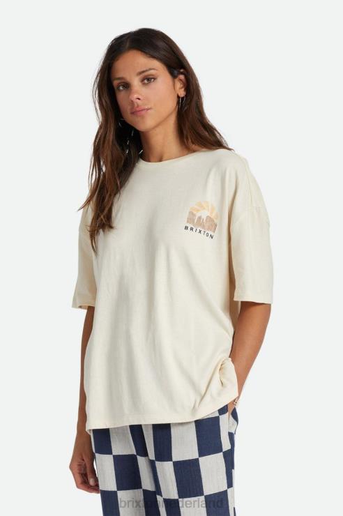kleding witte pet Brixton 0ZD0J426 vrouwen cultiveren oversized vriendje tee