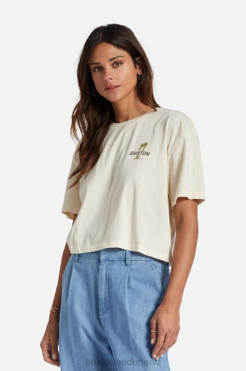 kleding witte pet Brixton 0ZD0J440 vrouwen austin rvs skimmer tee