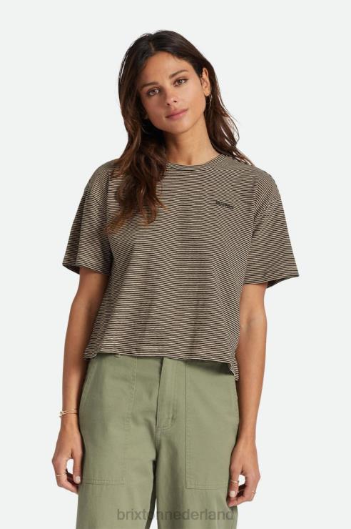 kleding zand Brixton 0ZD0J425 vrouwen grenada RVS skimmer tee