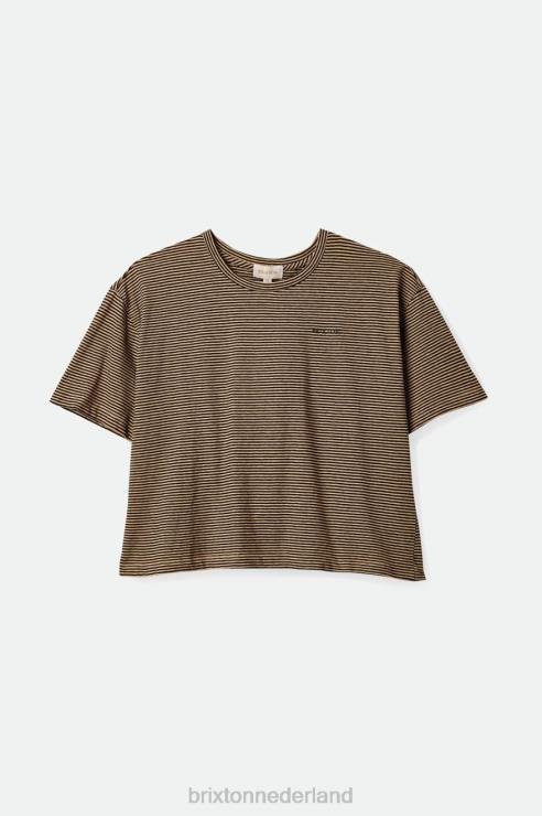 kleding zand Brixton 0ZD0J425 vrouwen grenada RVS skimmer tee